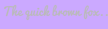 Image with Font Color BABABA and Background Color CBA9FF